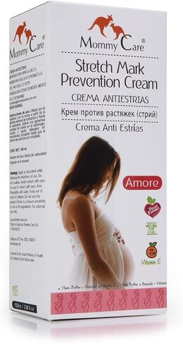 Stretch Mark Remover For Pregnancy, Anti Striae - Anti Stretch Marks, All Natural Organic Maternity Stretch Mark Prevention Lotion With Laminaria seaweed, Shea Butter Avocado and Olive Oil 3.38 fl oz in Kuwait