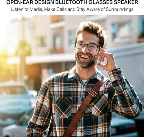 Smart Bluetooth Audio Polarized Sunglasses for Men & Women- UV400 Protection & Long Battery Life with Open Ear Design, Voice Assistant for Music,Answering Calls,Driving,Cycling,Mountaineering in Saudi Arabia