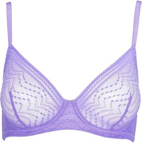 حمالة صدر نسائية من Huit بتصميم Underwire Demi Cup باللون الأرجواني