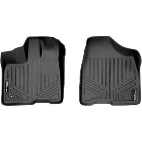 SMARTLINER Custom Fit Floor Mats 1st Row Liner Set Black for 2011-2012 Toyota Sienna - All Models