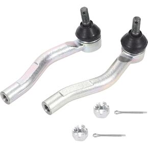 X AUTOHAUX 2pcs Front Outer Tie Rod Ends Kit Suspension Steering Tie Rod End for Toyota Echo 2000-2005 Drag Link No.4504659026/4504759026