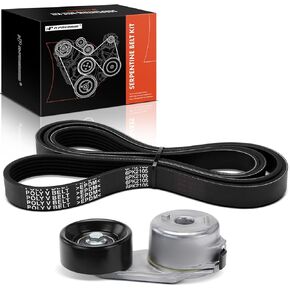 A-Premium Engine Serpentine Belt Drive Kit Compatible with Ford & Mazda Cars - Ranger 2001-2011, B2300 2001-2010, 2.3L