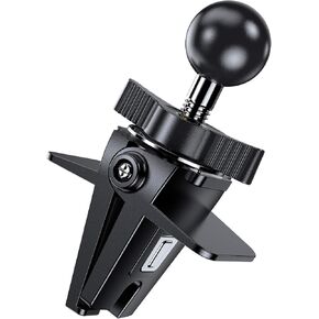 VICSEED Air Vent Clip for Car Mount, Twist-Lock Anti-Shake Vent Grip, 17mm (0.67inch) Ball Head Universal for Most Phone Mount for Car