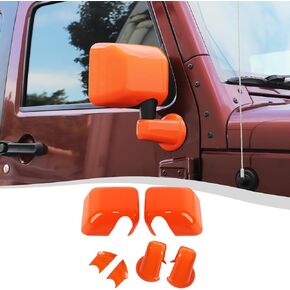 Side Mirror Cover,Rearview Mirrors Decoration Trim Kit Fit for 2007-2018 Jeep Wrangler JK JKU(Purple)