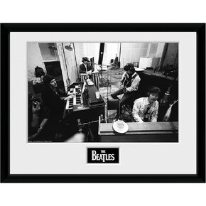 GBeye The Beatles Studio Framed Poster 12" x 16" Wall Art Room Décor Gift