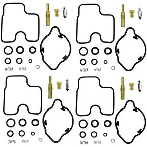 4-Pack Motorcycle Carburetor Repair Kit Carb Rebuild Replacement for Honda CBR600F2 CBR 600 F2 1991 1992 1993 1994