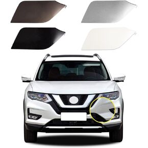 Car Front Bumper Tow Hook Cover Compatible with Nissan X-Trail T32 Rogue 2017 2018 2019 2020 Trailer Cover Cap 622A0-6FL0H Small Lid Towing Eye Cap