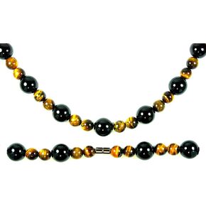 Mens Necklaces Healing Crystal Necklace 19/24/30 Inch Beaded Necklace Chains for Men 6/8/10/12/14/16mm Gemstone Necklace Handmade in USA
