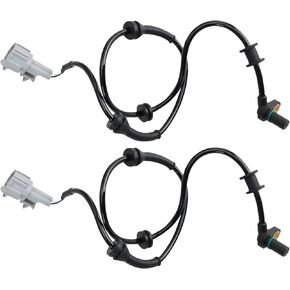 TRQ Front ABS Wheel Speed Sensor Set Compatible with 2005-2021 Nissan Frontier 2005-2012 Pathfinder 2005-2015 Xterra