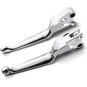 Amazicha Motorcycle Brake Clutch Lever Compatible with Harley '96-'03 XL, '96-'17 Dyna (Except '16-'17 FXDLS), '96-14 Softail and '96-'07 Touring Models (Chrome)