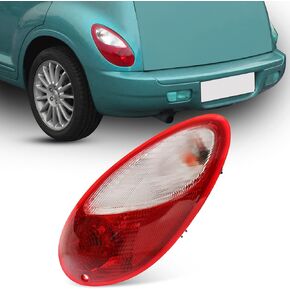 KUAFU Left Taillight Compatible with 2006-2010 Chrysler PT Cruiser W/Halogen Bulbs Assembly Tail Lights Lamps Replacement for 5116223AB CH2818108 (Driver Side)