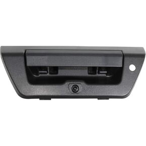 RED WOLF Tailgate Handle with Backup Camera Compatible with 2015-2017 Ford F150 Replace OEM #FL3Z9943400AA Rear View Reverse Camera with Keyhole RCA Plug, Parking Guideline Available