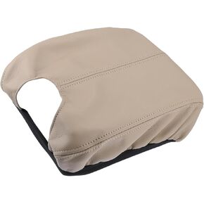 ACROPIX Car Center Console Armrest Cover 30.8x20.7cm Center Console Protect Cover for Honda Accord 2008-2012 Faux Leather Beige Car Parts