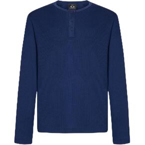 Oakley Men's All Day Waffle Long Sleeve Henley Tee