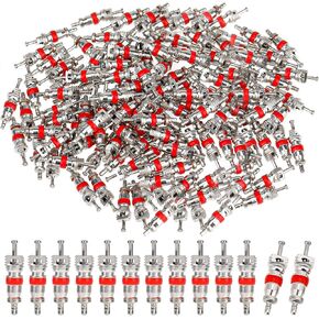 200pcs Valve Stem Cores Replacement Kit, Tire Valve Stems Standard Valve Core Universal Tire Valve Core Kit, Premium Tyre Tire Valve Cores for Most Models of Cars, Trucks, Motorcycles and Bicycles