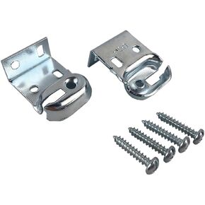 ZCZQC 1Set Metal Curtain Thickening Bracket Accessories Shade Bracket Fixed Pulley Track 1.5x1x0.5 Inch with Screws Roller Shade Square Mounting Code Inside and Outside Mounting Roller Shade Bracket