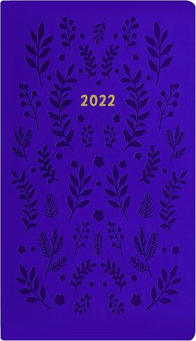 Letts of London® Woodland 2025 Weekly Planner, 12 Months, January to December, Sewn Binding, Medium Pocket, 5.875" x 3.125", Multilingual, Purple (C082175-25) in Kuwait