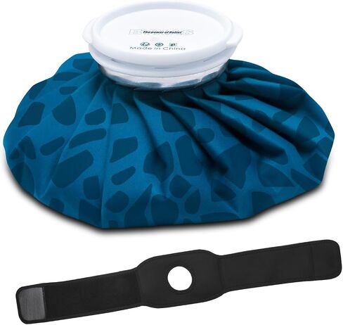 Ice Pack for Injuries Reusable,Cold Pack Water Bag with Cover for Pain Relief, Cold and Heat Treatment Ice Bag, Size 9" in Kuwait