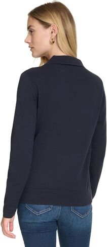 Nautica Women's V-Neck Cable Polo Long Sleeve in Saudi Arabia