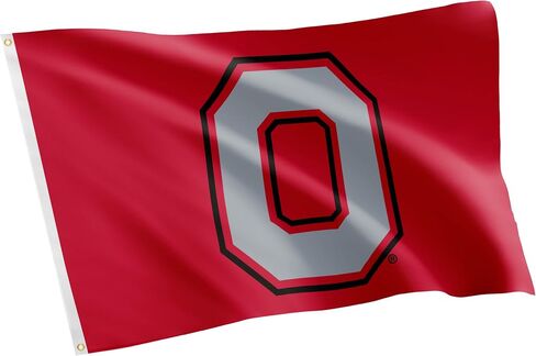 Desert Cactus Ohio State University Flag Buckeyes OSU Flag Banners 100% Polyester Indoor Outdoor 3x5 feet Flags (Style 4) in Saudi Arabia
