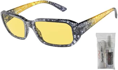 ARNETTE Gringo AN4265 Rectangle Sunglasses for Men + BUNDLE with Designer iWear Eyewear Kit in Saudi Arabia