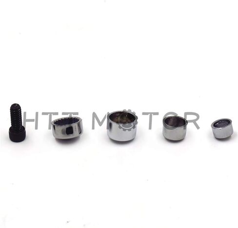 HTTMT MT247-001-BK Black Bolts Toppers Caps Compatible with 2007-2013 Harley FLT FLH in Kuwait