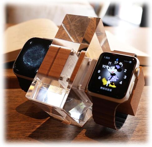 Dual Watch Charger Stand for Samsung Galaxy Watch,Wooden Charging Station Compatible with Galaxy Watch Series Watch 6/Watch 6 Classic/Watch 5 40,44mm/Watch 5 Pro 45mm/Watch 5 (Pro) Golf Edition in Kuwait