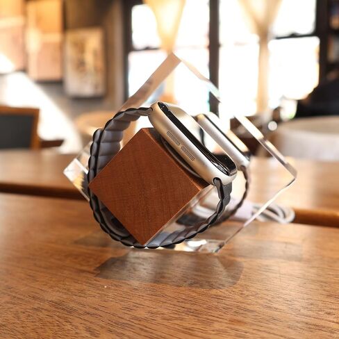 Dual Watch Charger Stand for Samsung Galaxy Watch,Wooden Charging Station Compatible with Galaxy Watch Series Watch 6/Watch 6 Classic/Watch 5 40,44mm/Watch 5 Pro 45mm/Watch 5 (Pro) Golf Edition in Kuwait