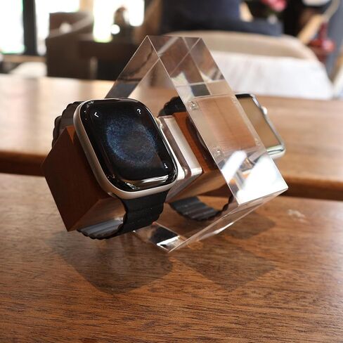 Dual Watch Charger Stand for Samsung Galaxy Watch,Wooden Charging Station Compatible with Galaxy Watch Series Watch 6/Watch 6 Classic/Watch 5 40,44mm/Watch 5 Pro 45mm/Watch 5 (Pro) Golf Edition in Kuwait