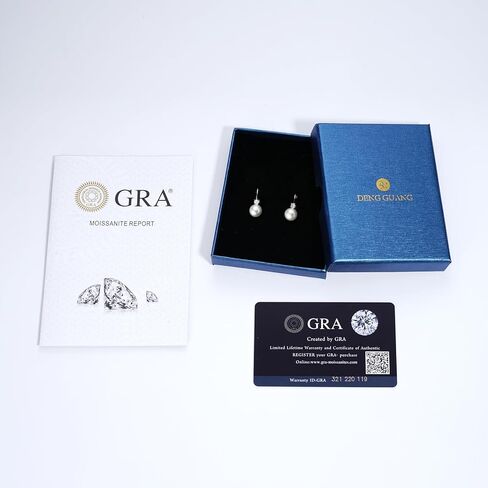 أقراط اللؤلؤ للنساء، أقراط متدلية من الفضة الإسترلينية للمياه العذبة واللؤلؤ الأبيض المستزرع في المياه العذبة هدايا مجوهرات الزفاف للعروس in Kuwait