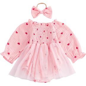 Newborn Baby Girl Halloween Outfit Pumpkin Long Sleeve Bubble Romper Dress Fall Winter Clothes