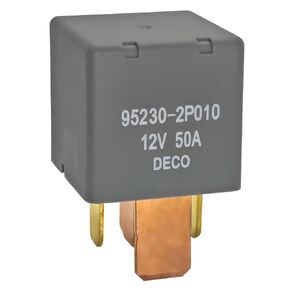 Relay 95230-2P010, 50A 12VDC Automotive Power Relay, Replaced 13742705 5M5T14B192EA 95230-2P010 - Reliable Plug-in Installation