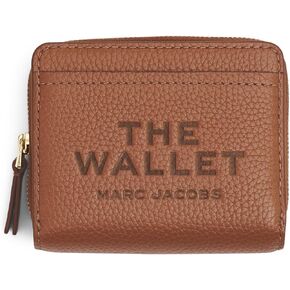 Marc Jacobs The Leather Mini Compact Wallet, Argan Oil