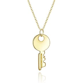 BriLove Gifts for Mom 925 Sterling Silver Unique Personalized Key Pendant Valentines Day Necklace for Women Mothers Day/Valentines Day/Birthday/Christmas/Anniversary