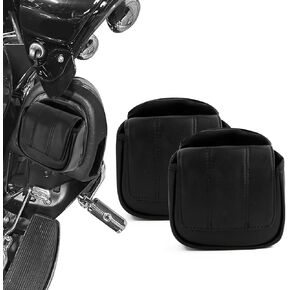 PSLER Lower Fairing Panels Storage Pouches - 1 Pair of Fairing Lower Door Pockets for Touring Road Glide Street Glide Trike Tri Glide 2009-2024