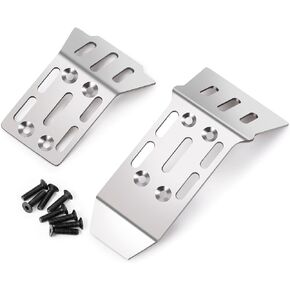 Stainless Steel RC Chassis Guard Skid Plate Axle Protector for 1/18 Arrma Granite Grom Typhon Grom Mega 380 Upgrade Parts