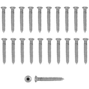 GM Headlight | Bumper Bezel | Grille | T15 Torx Oval Head Trim Screws, Chrome #8 | FITS: Chevrolet, Buick, Oldsmobile, Pontiac, Cadillac, GMC Trucks, A | B | C | D | E | F | G | H | J | X | Y Body