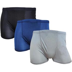 HOUDE Men's mulberry silk boxer briefs, comfortable and breathable, 3-piece set