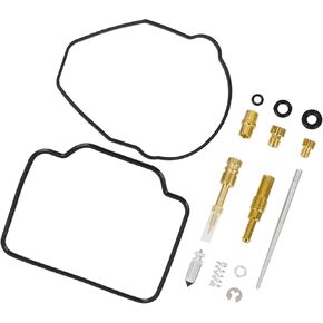 Motoforti Carburetor Repair Rebuild Kit, for Honda Fourtrax 250 1987-1992, Rubber, Black, 1 Set
