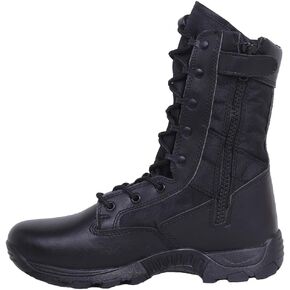 Men‘s 8 inch Tactical Military Combat Swat Desert Boots Hiking BootsTrekking Backpacking Outdoor Work Boots with Zipper