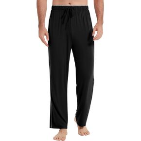 NACHILA Men's Pajamas Pants-Viscose Made from Bamboo, Soft Pj Bottoms Loose Sleep Pants Stretchy Sweatpants Cozy Lounge Pants