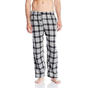 Essentials by Seven Apparel Men's Plaid Microfleece Pants