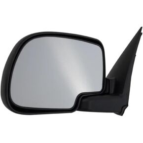 For Chevy Silverado 1500 1999-2007 Door Mirror Driver Side | Manual | Black | Textured | Replacement For 25876714 | GM1320230