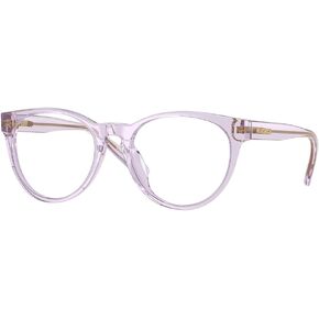 Versace Kids VK 3321U 5372 Pink Transparent Plastic Phantos Eyeglasses 46mm