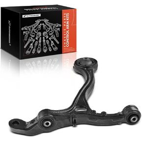 A-Premium Front Left Lower Control Arm, with Bushing, Compatible with Honda Accord 2008-2012, Acura TSX 2009-2014