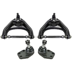 TRQ Front Suspension Kit Ball Joint Control Arm with Ball Joint Compatible with 2000-2001 Dodge Ram 1500
