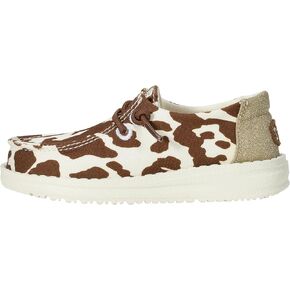 Hey Dude Kids Wendy Cowgirl Sparkle (Toddler) - Loafers for Kids - Canvas Upper - Cotton Lining - Round Toe