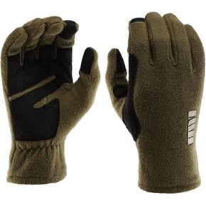 FG Quick Fit Touchscreen Fleece Glove Contour Fit, Abrasion-Resistant Palms for Multi-Sport, Cycling, Driving