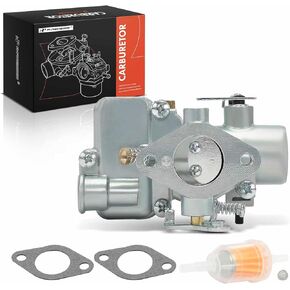 A-Premium 1 Barrel Carburetor Compatible with International Farmall IH Tractor Cub Tractor, Cub LoBoy 154, 185,187, C60 Tractors, Marvel Schebler Style Tractor
