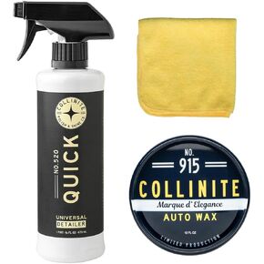 Collinite 520 Quick Detailer and 915 Marque D'Elegance and Towel Combo